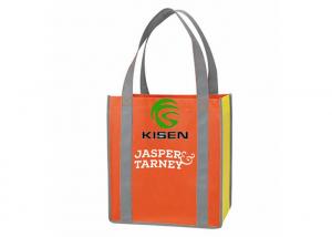 Quality Handled Biodegradable Shopping Bags , Recycling 60 - 120gsm Pp Non Woven Bags for sale