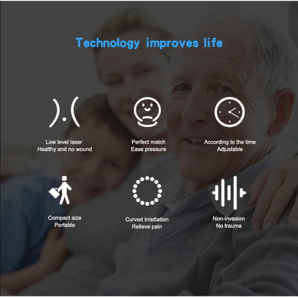 650nm LLLT Low Level Laser Therapy Watch Portable Laser Therapy Device For Diabetes Cure / Blood Fat Decrease