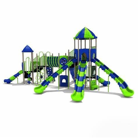 OEM Outdoor Playground Equipment Plastic Playground Water Slide Customized Color