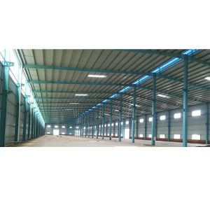 Quality Heavy Duty Steel Structure Building Warehouse , Industrial Metal Building Construction for sale
