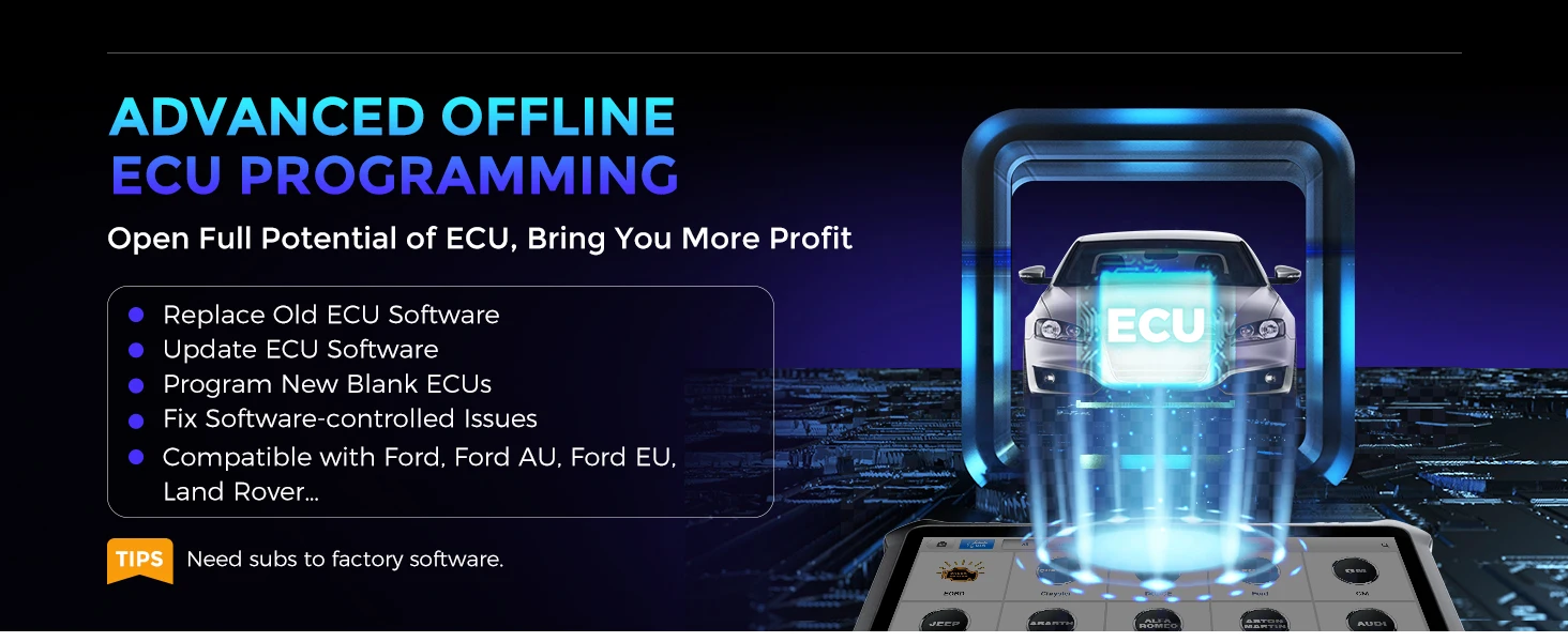 OTOFIX D1 Max Diagnostic Scanner Bi-Directional Bluetooth Scan Tool ECU Coding OBD2 Diagnostic Tools 2 Year Free Update