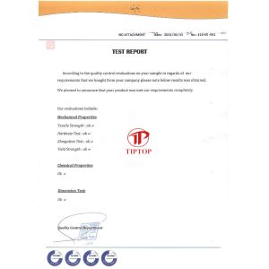 Xi'an Tiptop Machinery Co.,Ltd Certifications