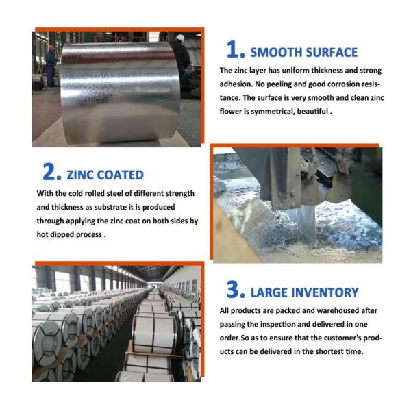 Z275 GI Steel Coil Hot Dip Galvanized Metal Roofing Coil Chromated