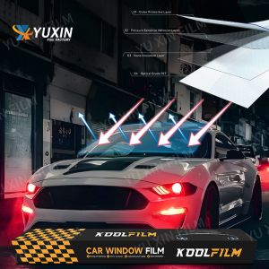 Quality PET Material 1ply Primary Film Strong Adhesive Window Tint Film for sale