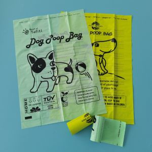 Quality Pet Custom Printed Dog Poop Bags Plastic Biodegradable Eco Friendly for sale