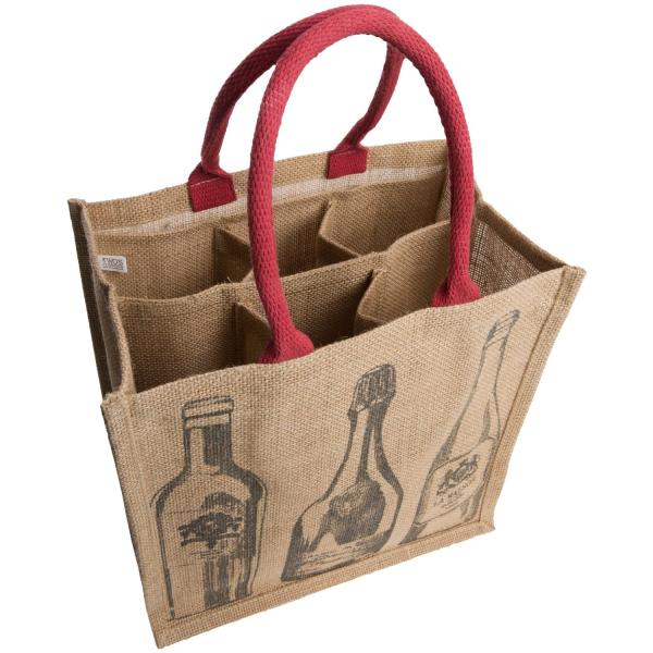 Natural Burlap Eco Friendly Tote Reusable Jute Shopping Bag