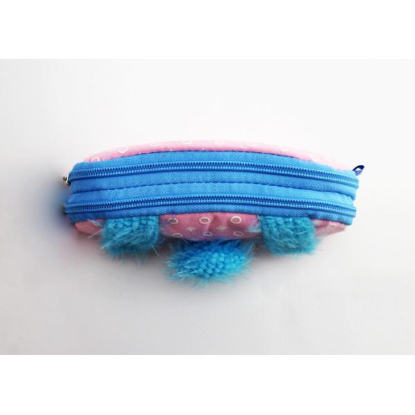 Special Design Pencil Pouch Bag Cute Fabric Zipped Pencil Case For Girls