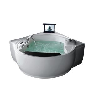 Quality Freestanding Bubble Massage Bathtub 1800 X 900mm Hydro Heart Round for sale