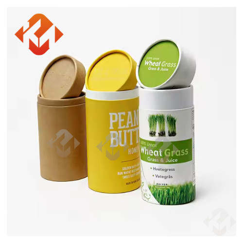 Seasoning Kraft Paper Tube Box Safety And Harmless For Food Storage