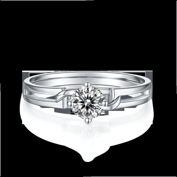 White Square Moissanite And Sapphire Platineve Diamonds Jewelry Women Ring With Silver1.94CTW