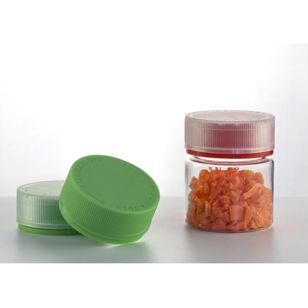 Plastic Cream Jars Cosmetic Packaging 60ml Capacity Portable For Foods / Creams