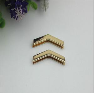 China Designer handbag hardware decorative accessories gold metal corner angles protector on sale