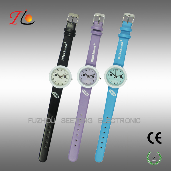 Custom logo silicone nurse watch with a pin in the back as a pocket watch