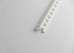 Quality Matt / Shiny Surface Plastic Corner Profile , Custom Rigid PVC Corner Trim for sale