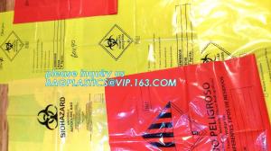 Quality Linear Low-Density Polyethylene Medical Waste Bags Ideal for use in hospitals, medical clinics, doctors offices nursing for sale