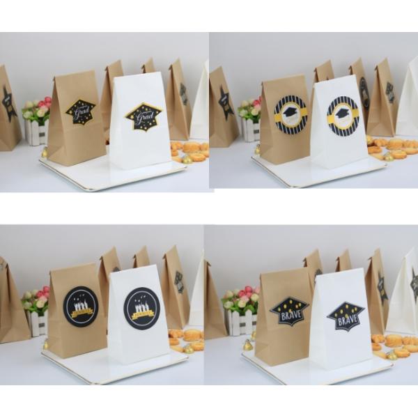 Ideal For Food Packaging And Takeout oil proof food Packaging Bags 16*8*22cm