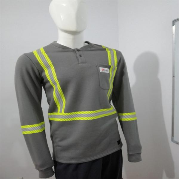 Cotton Fleece Fabric Flame Resistant Workwear 11oz HRC2 ARC Level