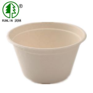 China 350ml 12OZ Biodegradable Sugarcane Bagasse Cup Environmentally Friendly Paper on sale