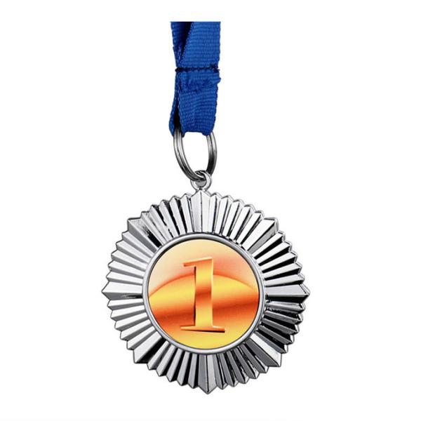 Customized Football Sport Souvenir Gift Blank Gold Plating Sublimation Medals