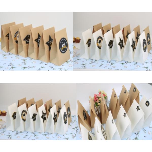 Ideal For Food Packaging And Takeout oil proof food Packaging Bags 16*8*22cm