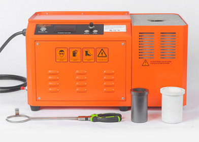 Buy 1450C IGBT Mini Gold Melting Furnace With Water Cooling at wholesale prices