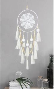 Quality White Feather Wedding Hanging Decoration Dream Catcher for sale
