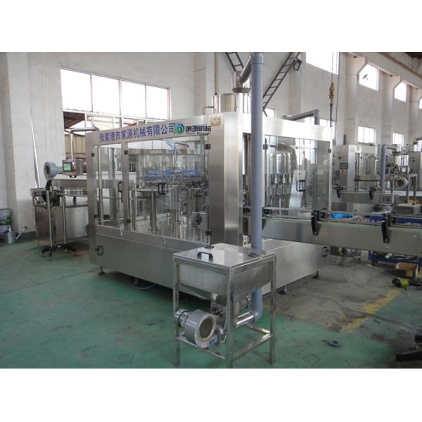 Pure Water Glass Bottle Filling Machine 24000bph 12kw SUS304