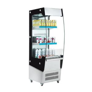 China Ventilated Cooling Open Air Display Cooler 180L open deck display fridge Grab & Go Display Refrigerator on sale