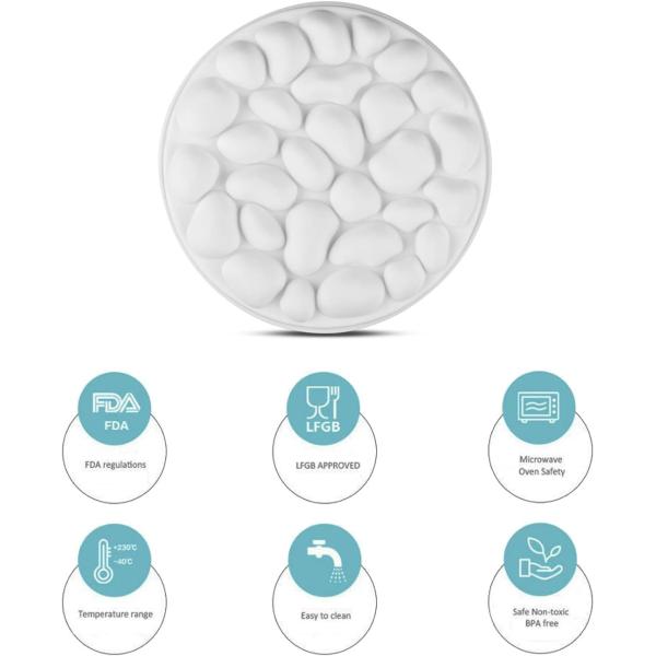 Oilproof Reusable Silicone Cake Mould Pan Non Stick For Wedding