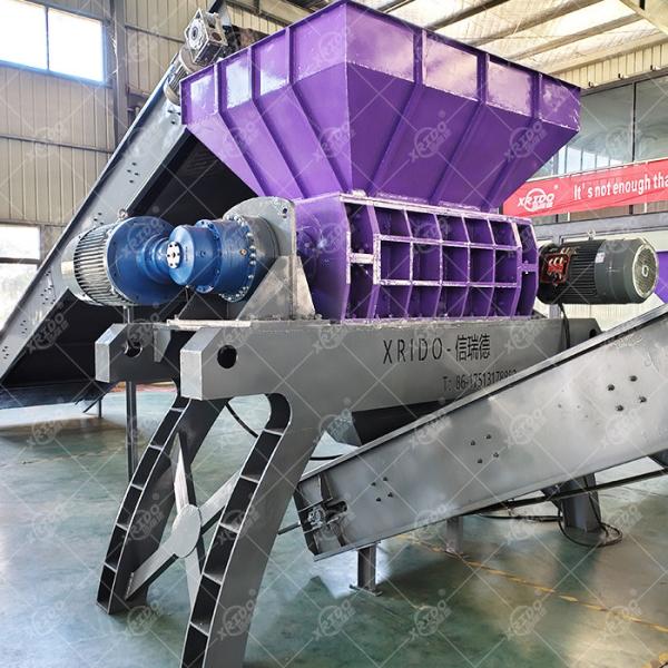 Glass Plate Crusher Waste Glass Shredder Waste Shredder Machine Solid Waste Shredder Industrial Waste Shredder Solid Waste Dispose Plant