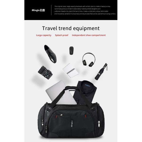 Water Resistant Male Sports Weekend Bag Carry On Duffle Bag OEM/ODM