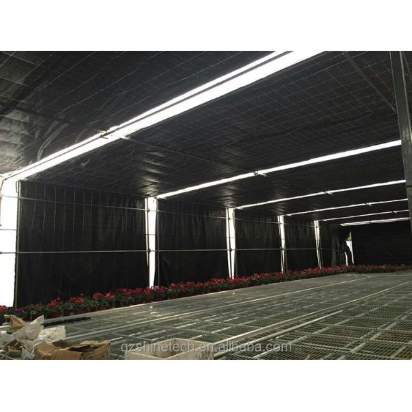 Large Film Greenhouse Farming Fully Automated Light Deprivation System For Agriculture