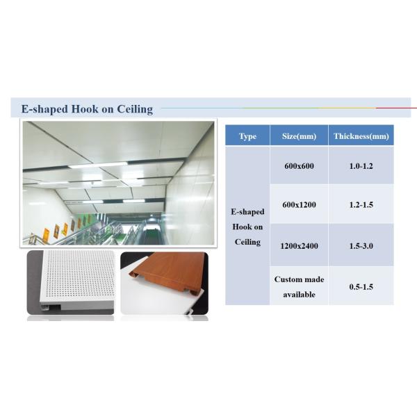 Perforated 3D Snap Clip in Ceiling System for Acoustic Sound Absorbing Wall Ceiling Panel