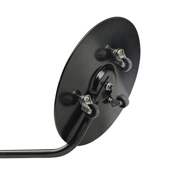 Aluminum Handles Round Convex Or Flat Acrylic Under Vehicle Inspection Mirror 12"