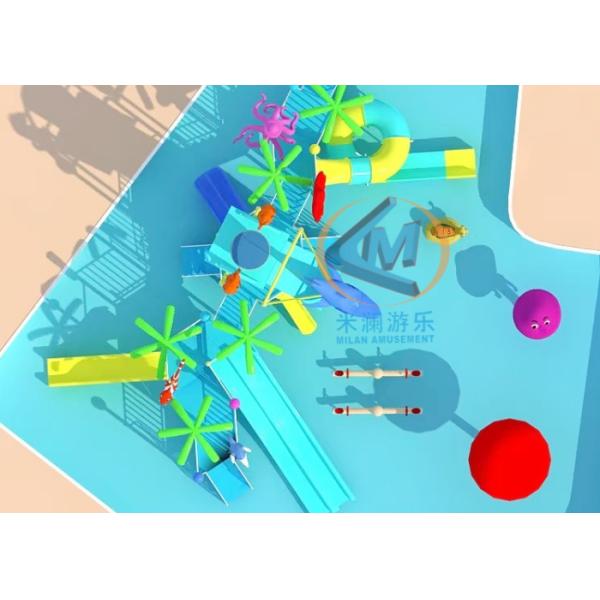 Candy Theme Water Park Playground Colorful Design For Kids Adults