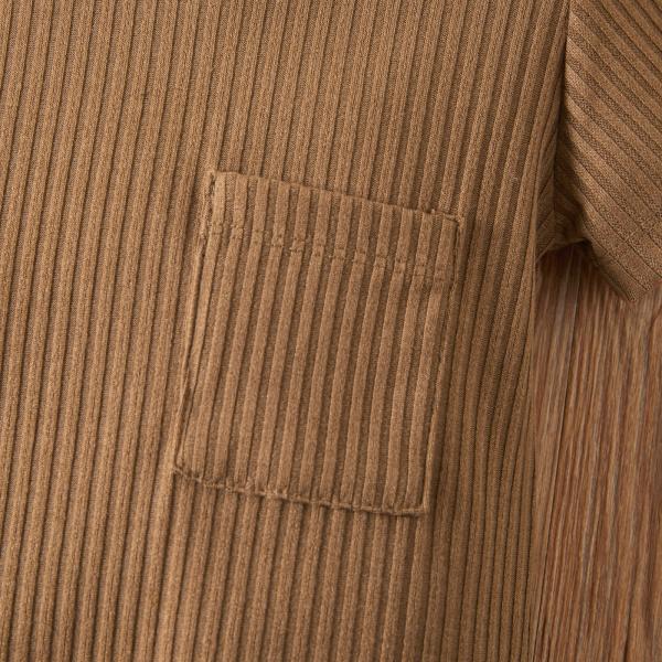 Custom Design Cotton Baby Clothes Baby Boy Romper Rib Knitting Unisex Onesie Short Sleeve Soft Clothes Baby Bodysuit