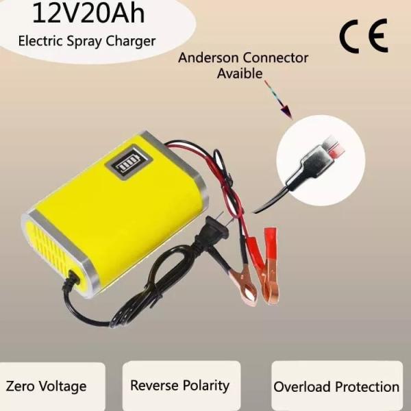 36v 12V 24V Portable 25A Three-Stage Lead Acid Battery Charger