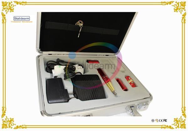 Buy Good quality rechargeable battery permanent makeup tattoo machine with measure number at wholesale prices