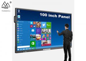 Quality 450nit 70 Inch Smart Board Interactive Whiteboard Windows 10 OS for sale