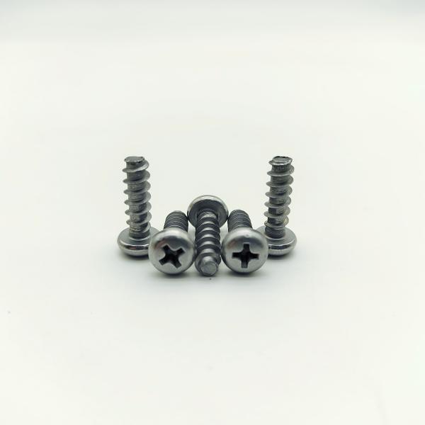 M6x18 Zinc Plated Button Head Self-Tapping Screws Phillips Drive