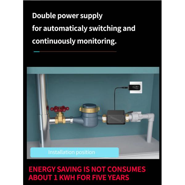 Auto Shut Off Water Leak Detector Trace Leakage Monitoring Leakproof Solution