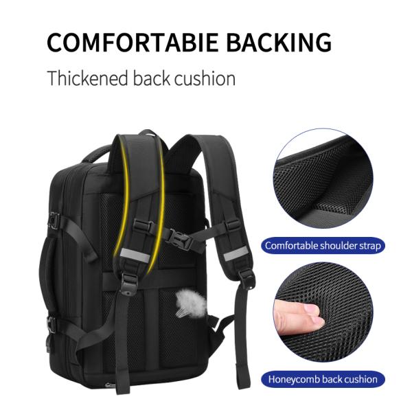 New Multifunction large capacity usb raincoat backpack business travel laptop backpack bag men