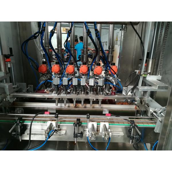 High Precision 1.5KW/AC220V 50/60HZ Servo Piston Filling Machine for Lubricant Oil
