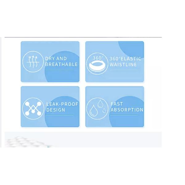 Baby Environmentally Friendly Nappies Disposable Magic Organic Cotton Diaper