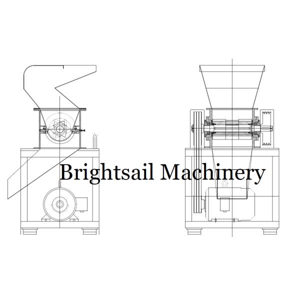 50 to 1000 kg per hour SS304 dry red pepper spice coarse crusher machine