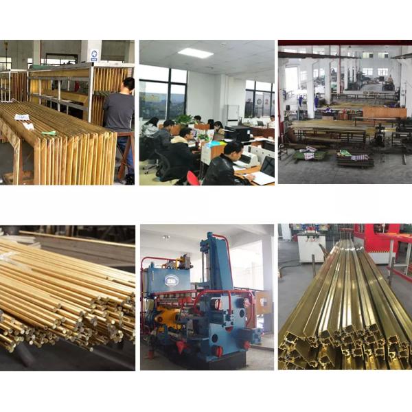 OEM Custom Polished Plated Custom Brass Extrusions For Decoration