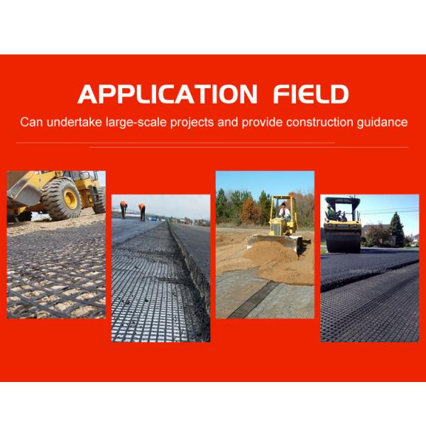 Chinese Design Style High Tensile Strength Fiberglass Geogrid for Road Construction