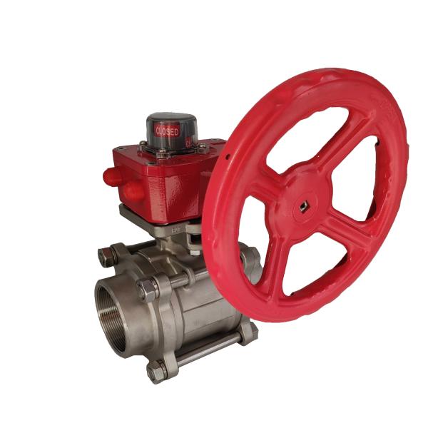 DN65 Manual Turbine Ball Valve For Superior Performance And Durability