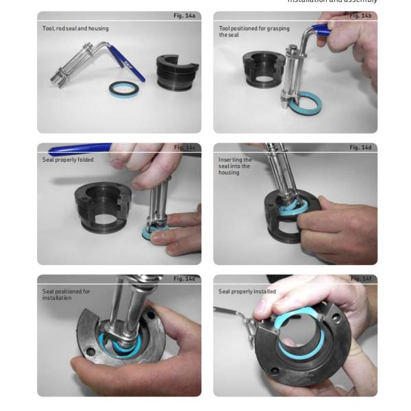 Rod Seal Installer Oil Seal Installation Hydraulic Machine Pneumatic Tools Set Accessories Box Tool Kit