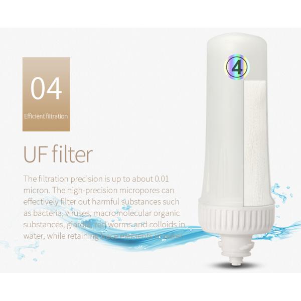 Counter 5 Stages Pure And Alkaline Water Filter Purifier System Without Electricity